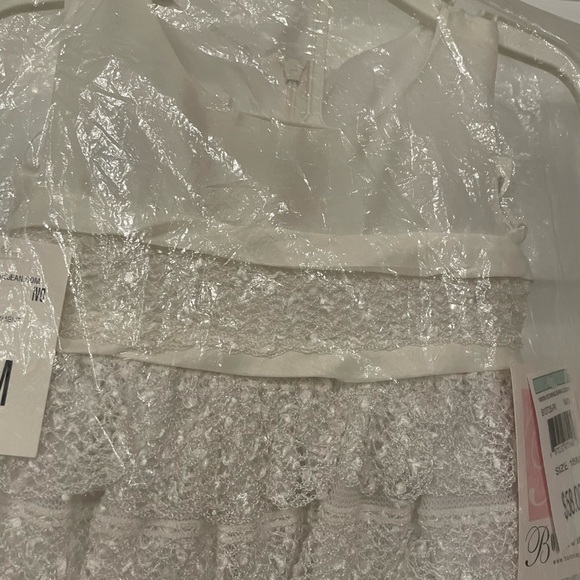 Baby Girls 18M White Lace Dedication Dress by Bonnie Baby - Picture 6 of 7